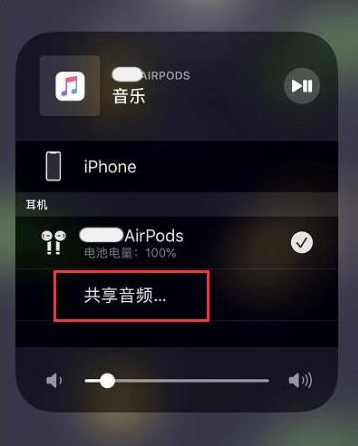 龙泉驿苹果14音频维修点分享iPhone14音频共享设置方法 