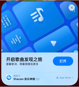 龙泉驿苹果14维修站分享iPhone14音乐识别功能使用方法 