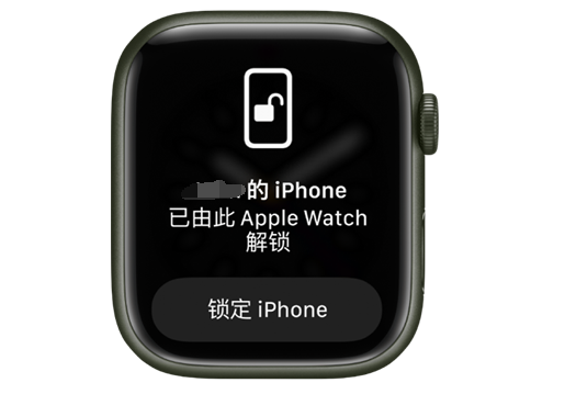 龙泉驿苹果手机维修分享用 AppleWatch 解锁配备面容 ID 的 iPhone方法 