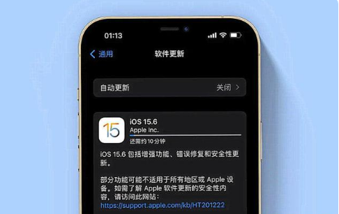 龙泉驿苹果手机维修分享iOS 15.6续航怎么样 