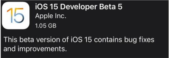 龙泉驿苹果手机维修分享如何升级到iOS15.0 beta5 