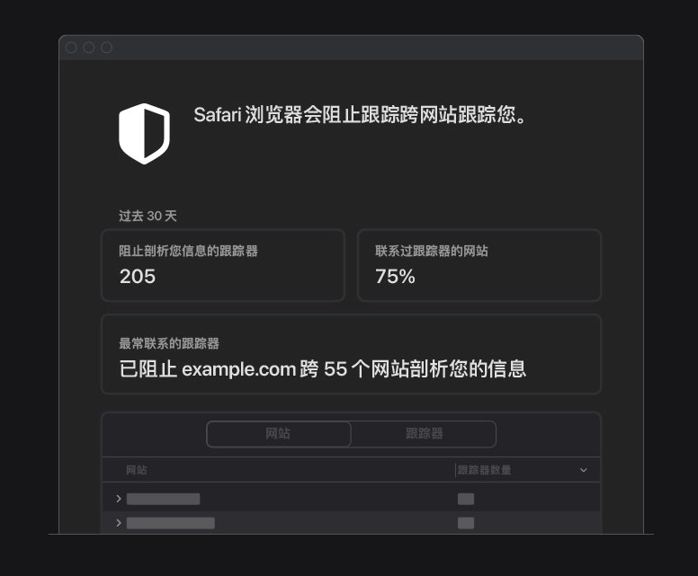 龙泉驿苹果手机维修分享如何在 Safari 浏览器中查看和打开隐私报告 